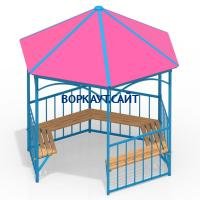 Беседка с лавками МАФ 4120 в Иванове