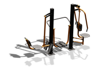 Уличный тренажер "Жим ногами Шагомер Жим от груди" УТ333 в Иванове