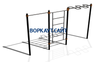 Спортивный комплекс воркаут ВС-129 в Иванове