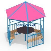 Беседка со столом и лавками МАФ 4121 в Иванове