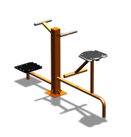 Уличный тренажер "Твистер стоя Твистер сидя" УТ323 в Иванове