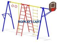 Гимнастический комплекс с баскетбольным щитом МАФ 3001 в Иванове