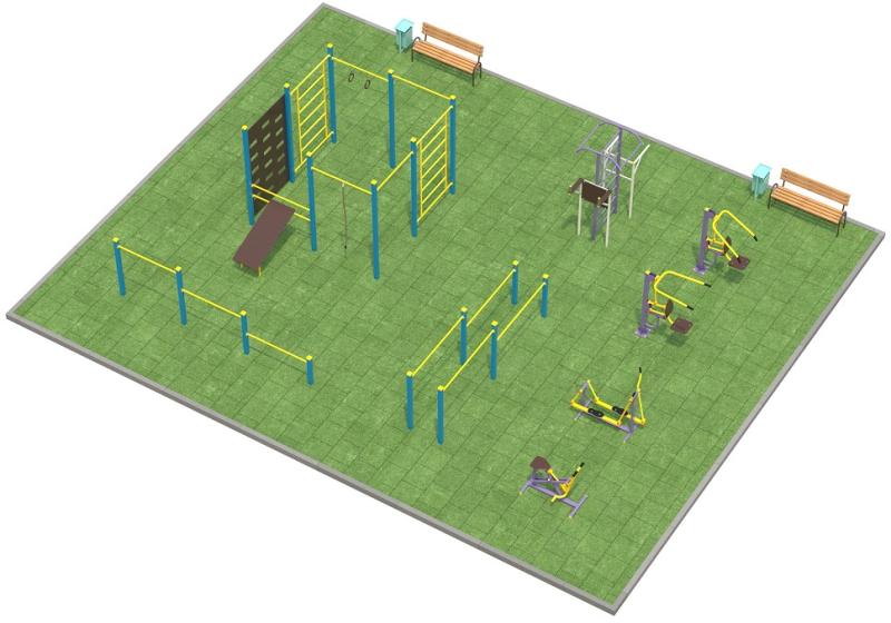 Проект спортплощадки 150 метров в Иванове в Иванове