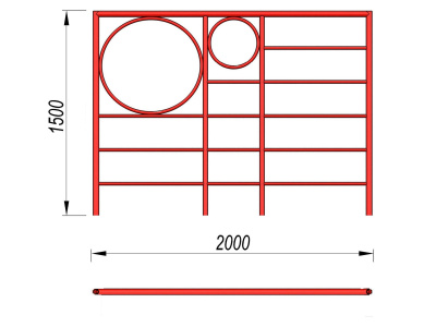 Шведская стенка с кольцами МАФ 3502 в Иванове
