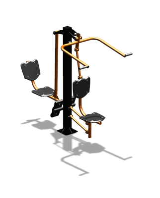 Уличный тренажер "Верхняя тяга Жим ногами" УТ322 в Иванове