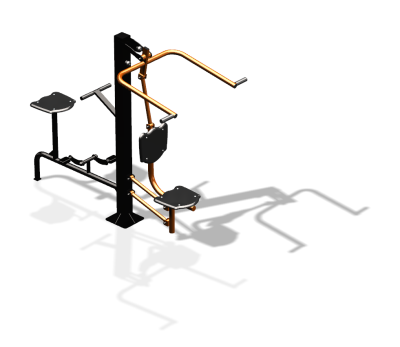 Уличный тренажер "Верхняя тяга Вело" УТ340 в Иванове