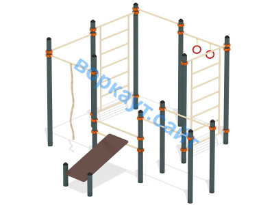 Спортивный комплекс воркаут ВС-47 в Иванове