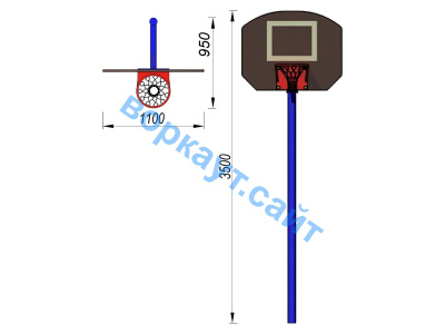 Баскетбольный щит СИО 3510 в Иванове