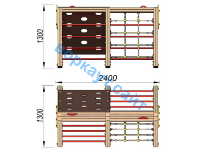 Детский спортивный комплекс ДСК 3203 в Иванове