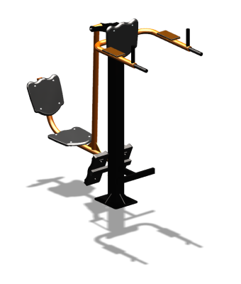 Уличный тренажер "Жим ногами Брусья Пресс" УТ329 в Иванове