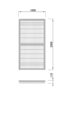 Калитка спортивной площадки МАФ 5105 в Иванове