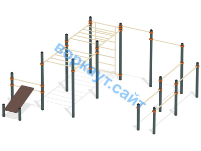 Спортивный комплекс воркаут ВС-50 в Иванове