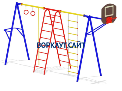 Гимнастический комплекс с баскетбольным щитом МАФ 3001 в Иванове Гимнастический комплекс с баскетбольным щитом МАФ 3001 в Иванове