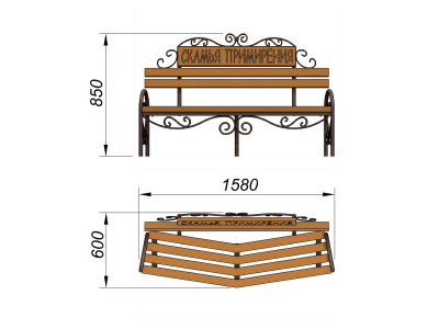Скамья примирения МАФ 1610 в Иванове