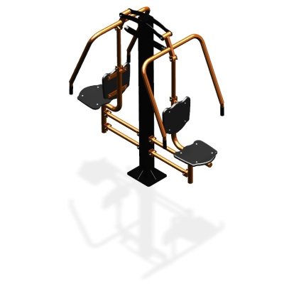 Уличный тренажер  "Жим от груди двойной" УТ204 в Иванове