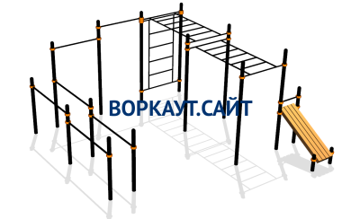 Спортивный комплекс воркаут ВС-109 в Иванове