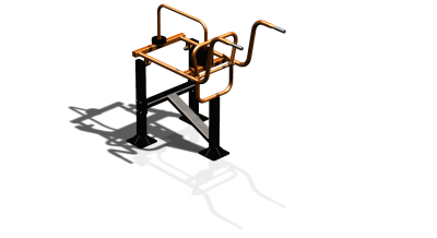 Силовой уличный тренажер  "Приседания"  УТ404 в Иванове