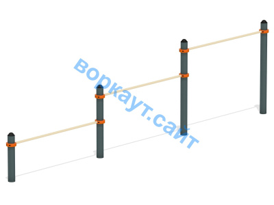 Каскад турников тройной ВС-6 в Иванове