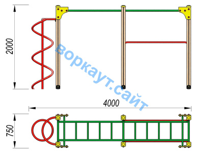 Детский спортивный комплекс ДСК 3104 в Иванове