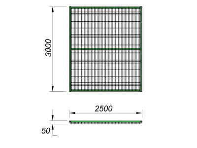 Ограждение спортивной площадки 2500х3000 МАФ 5103 в Иванове