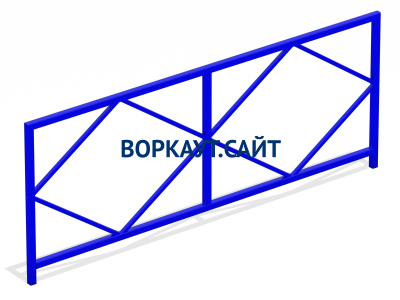Ограждение площадки МАФ 5001 в Иванове