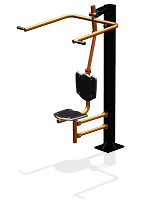 Уличный тренажер "Верхняя тяга одинарный" УТ 114 в Иванове