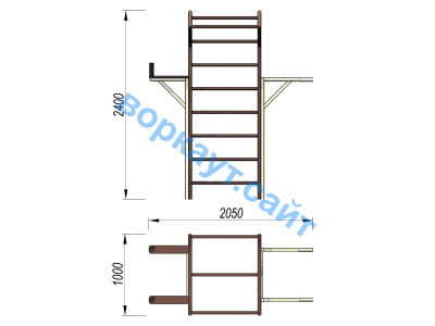 Детский спортивный комплекс 3 в 1 ДСК 3103 в Иванове