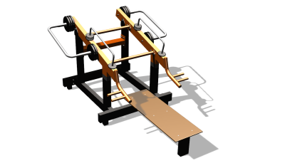 Силовой уличный тренажер  "Жим от груди"  УТ422 в Иванове