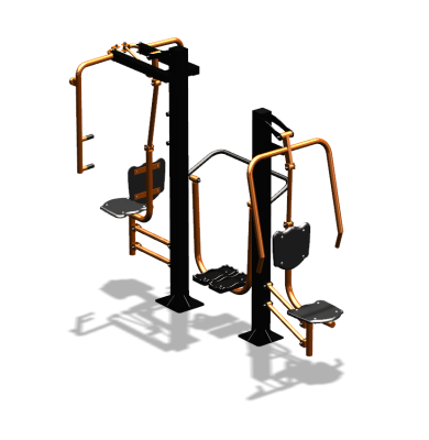 Уличный тренажер "Жим от себя Шагомер Баттерфляй" УТ303 в Иванове