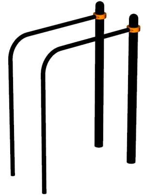 Воркаут брусья приставные ВС-39 в Иванове