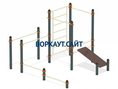 Спортивный комплекс воркаут ВС-43 в Иванове