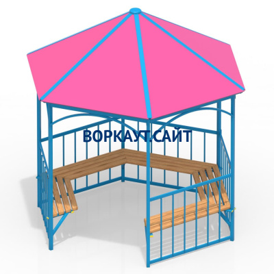 Беседка с лавками МАФ 4120 в Иванове