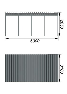 Теневой навес трибун МАФ 4130 в Иванове