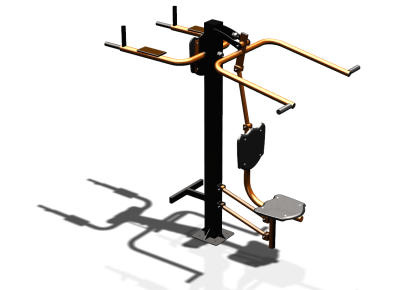 Уличный тренажер "Верхняя тяга Брусья Пресс" УТ339 в Иванове