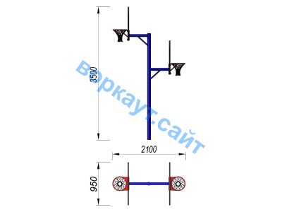 Баскетбольный щит двойной СИО 3511 в Иванове